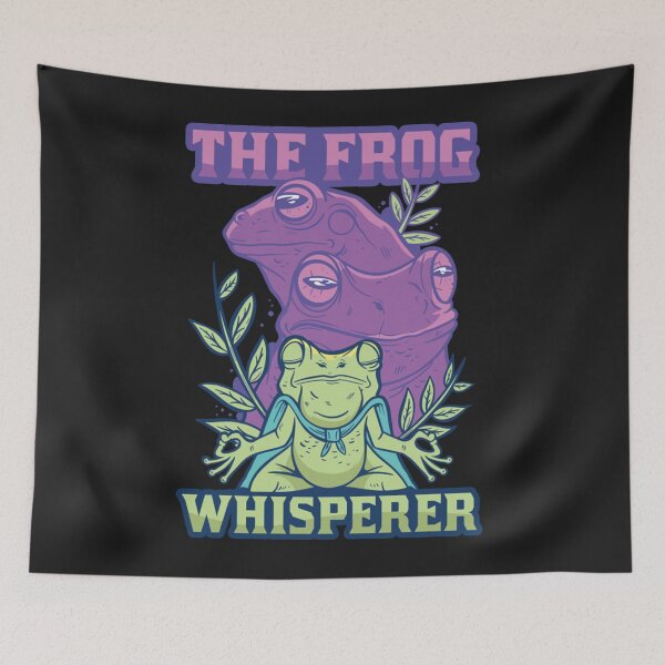 Item preview, The Frog Whisperer Meditating Frog designed and sold by MarvaDiaz.