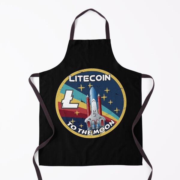 Item preview, Litecoin LTC Cryptocurrency Space Badge  designed and sold by Bitcoin-Fashion.