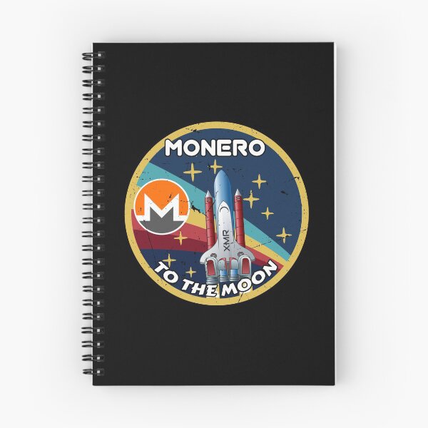 Item preview, Monero XMR Cryptocurrency Space Badge  designed and sold by Bitcoin-Fashion.