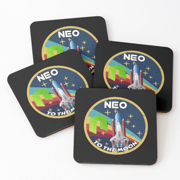 Item preview, NEO Cryptocurrency Space Badge  designed and sold by Bitcoin-Fashion.
