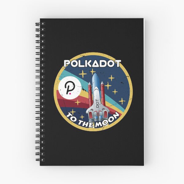 Item preview, Polkadot DOT Cryptocurrency Space Badge  designed and sold by Bitcoin-Fashion.