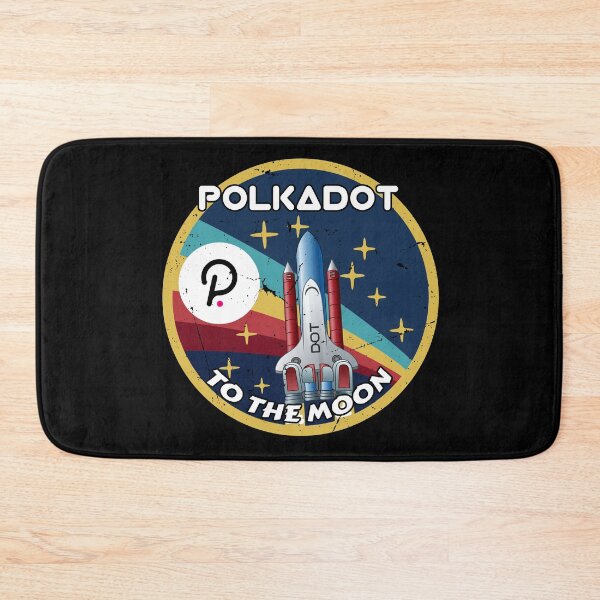 Artikelvorschau, Polkadot DOT Cryptocurrency Space Badge entworfen und verkauft von Bitcoin-Fashion.