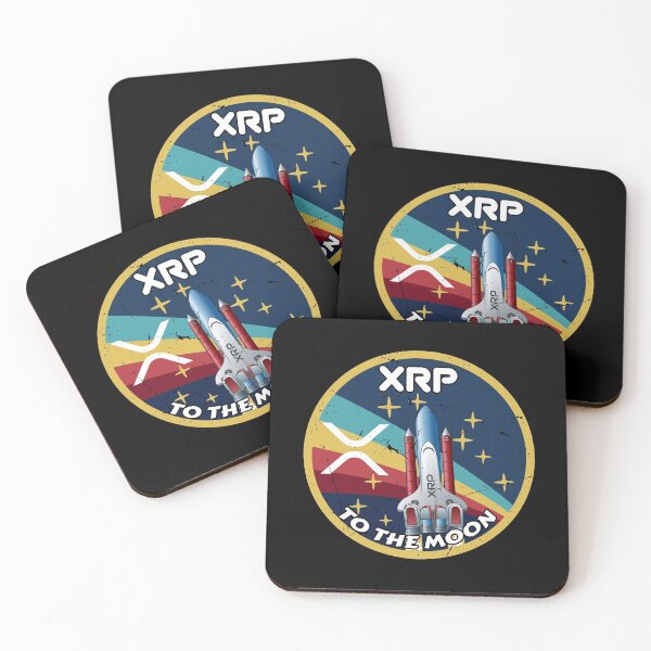 Item preview, Ripple XRP Cryptocurrency Space Badge  designed and sold by Bitcoin-Fashion.