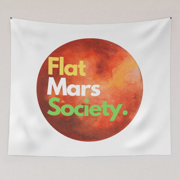 Item preview, Flat Mars Society designed and sold by Trendy Design.