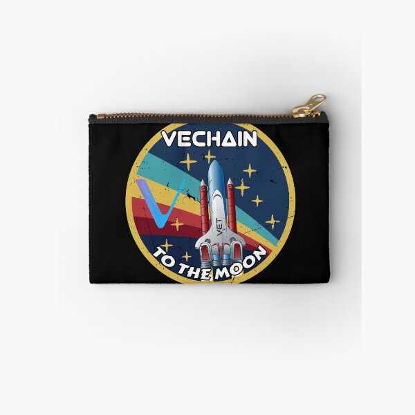 Item preview, VeChain VET Cryptocurrency Space Badge  designed and sold by Bitcoin-Fashion.