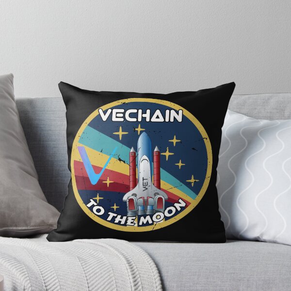 Item preview, VeChain VET Cryptocurrency Space Badge  designed and sold by Bitcoin-Fashion.
