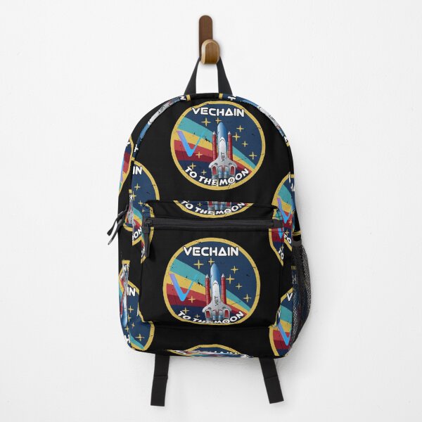 Item preview, VeChain VET Cryptocurrency Space Badge designed and sold by Bitcoin-Fashion.