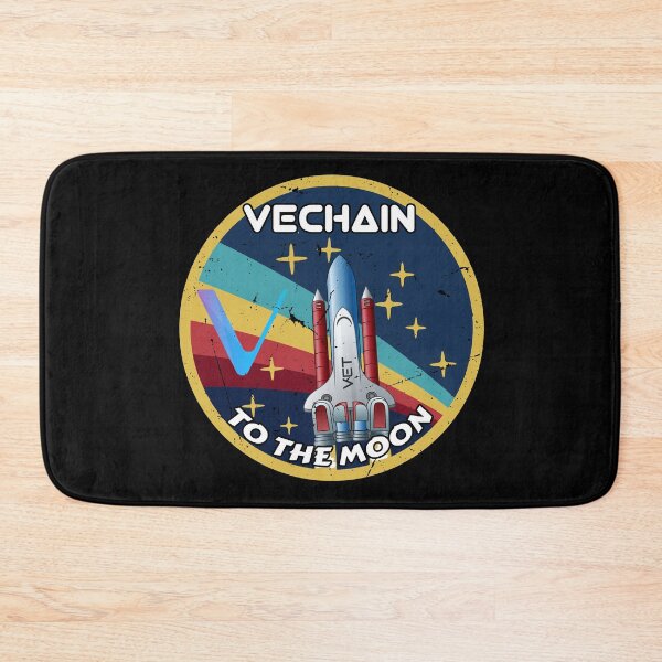 Item preview, VeChain VET Cryptocurrency Space Badge  designed and sold by Bitcoin-Fashion.