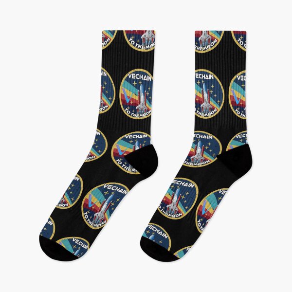 Item preview, VeChain VET Cryptocurrency Space Badge  designed and sold by Bitcoin-Fashion.