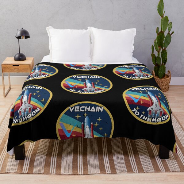Item preview, VeChain VET Cryptocurrency Space Badge  designed and sold by Bitcoin-Fashion.