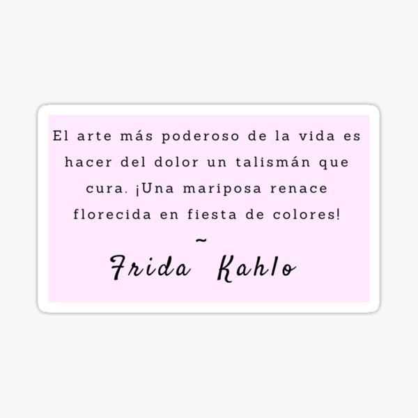 Frida Kahlo Spanish Quote Gifts Merchandise Redbubble