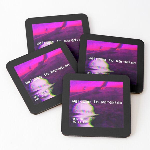 Item preview, Vaporwave Aesthetic Art Glitch 90s Nostalgic Welcome To Paradise designed and sold by Hitagivapor.