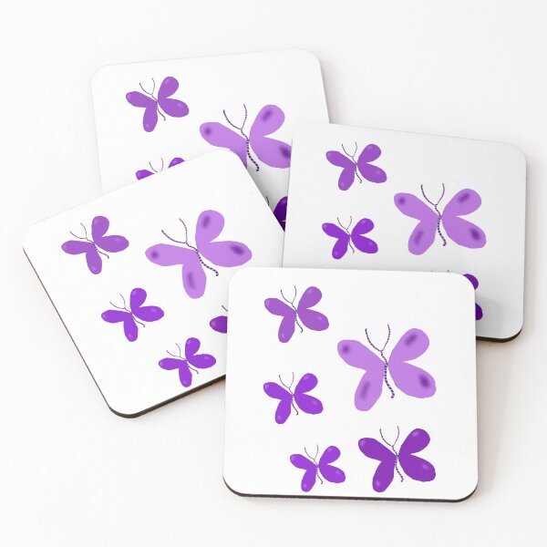 Item preview,  Purple butterfly emoji sticker pack designed and sold by papaipapai198.