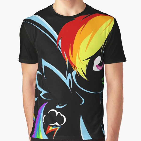 Item preview, Rainbow Dash Black designed and sold by finaldragonx.