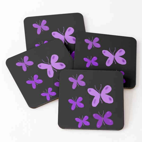 Item preview,   Purple butterfly emoji sticker pack designed and sold by papaipapai198.