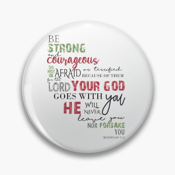 Item preview, Deuteronomy 31:6 designed and sold by della95.