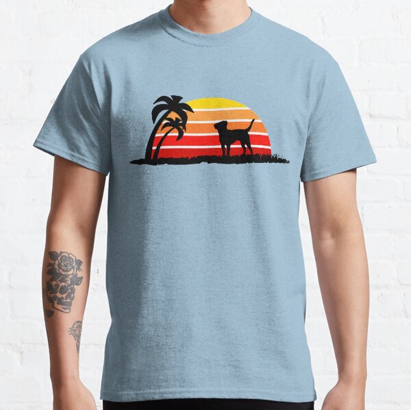Labrador Retriever on Sunset Beach Classic T-Shirt