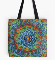 Tsunami-Mandala (mit Hintergrund) Tasche