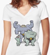 Number 66, 67 and 68 Women's Fitted V-Neck T-Shirt