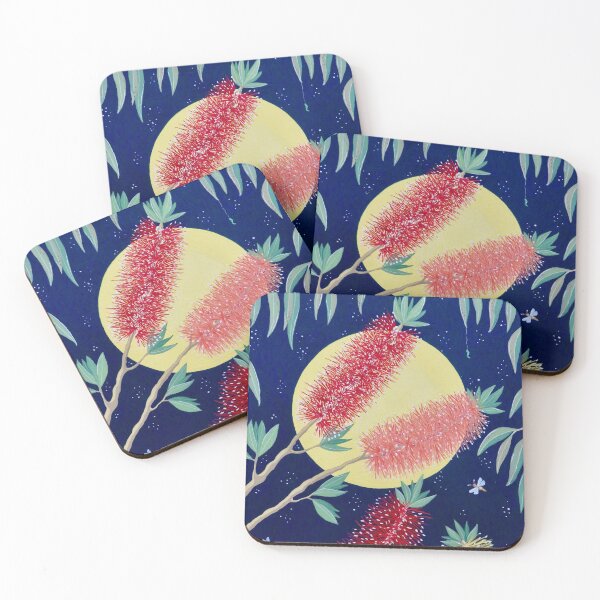 Item preview, Australian Bottlebrush in the Moonlight designed and sold by Soozie Wray.