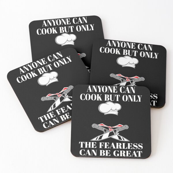 Item preview, Anyone Can Cook But Only The Fearless Can be Great designed and sold by SusanneVogler.