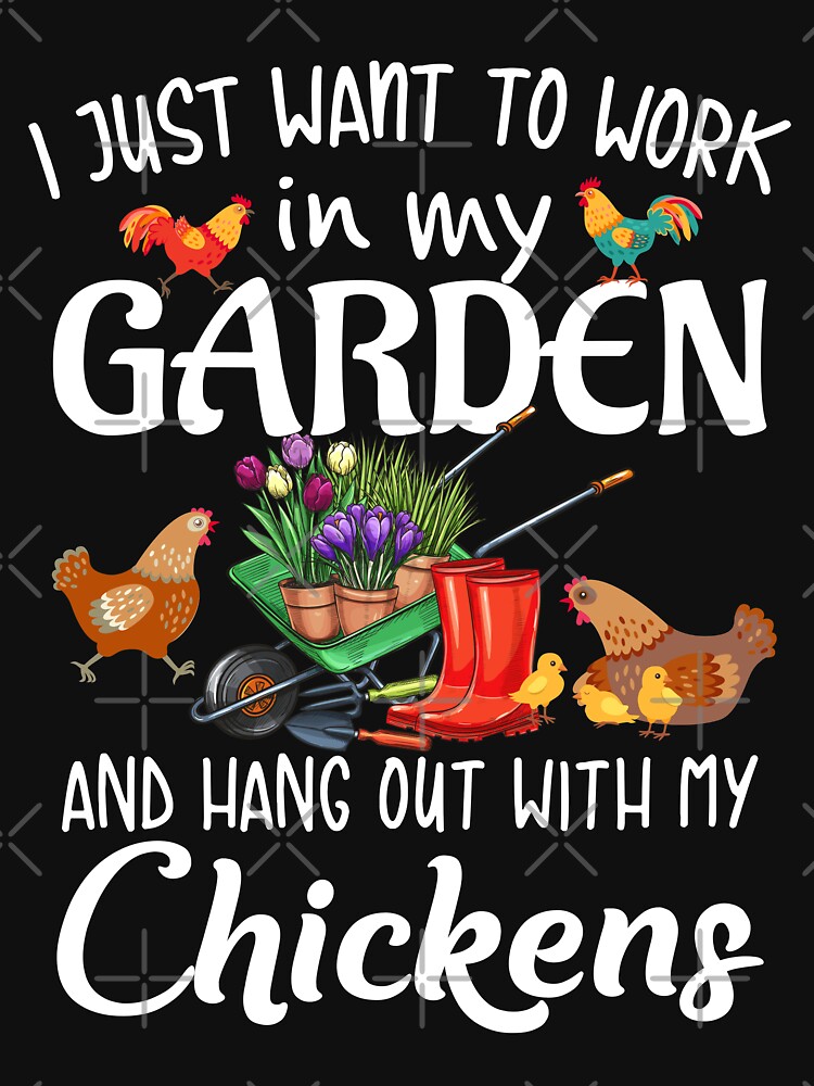 i just want to work in my garden tshirt