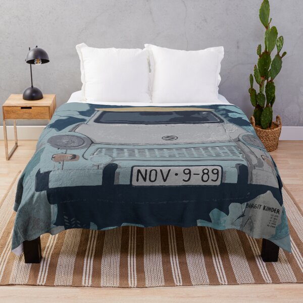 Item preview, Trabant car on berlin wall designed and sold by houdi takes the wheel.