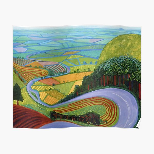 Garrowby Hill Poster