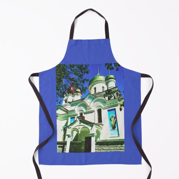 Item preview, Orthodox church with shining domes on a bright summer day  designed and sold by helenkaiy.