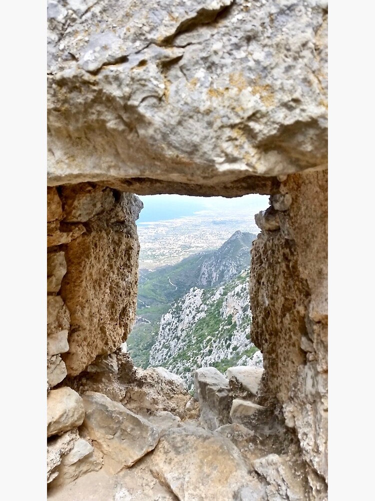 "The Heights Window, St. Hilarion Castle, North Cyprus" Poster for Sale