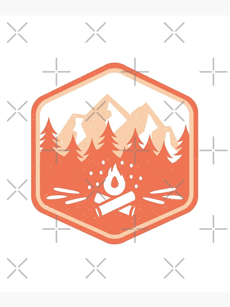 "Boy Scout Camping Badge" Poster for Sale by DerSenat Redbubble