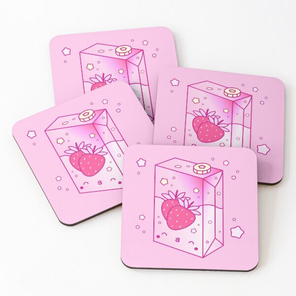 Item preview, Cute And Kawaii Strawberry Juice designed and sold by YueHeng Creates ⭐⭐⭐⭐⭐.