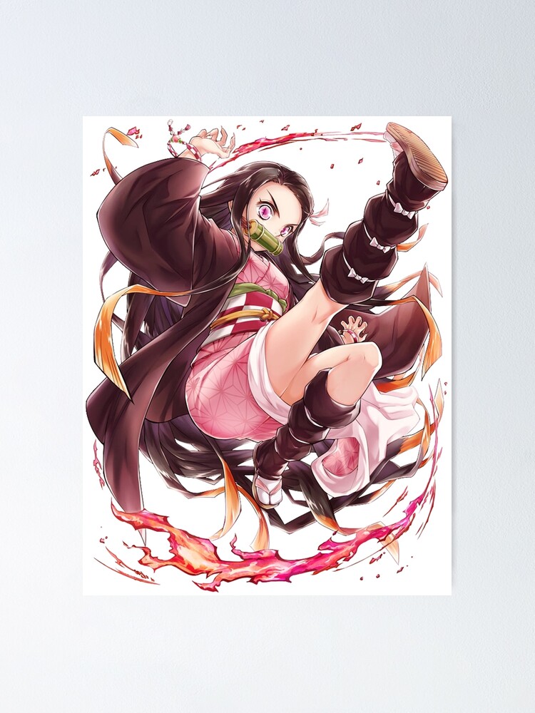 Nezuko Kamado Poster By Revoempat Redbubble