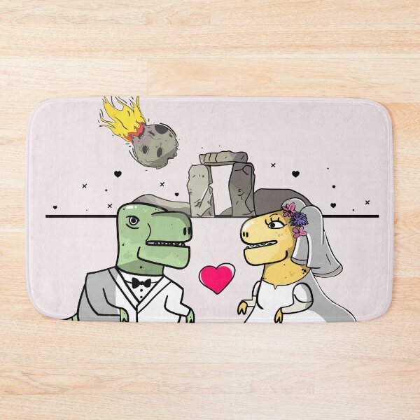 Item preview, Prehistoric love " Til death to us part "  designed and sold by Spacepaprika.