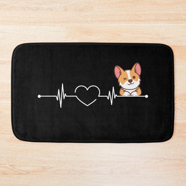 Item preview, Corgi Love Heartbeat Funny Corgi Lover Valentines day Gift  designed and sold by xtocky.