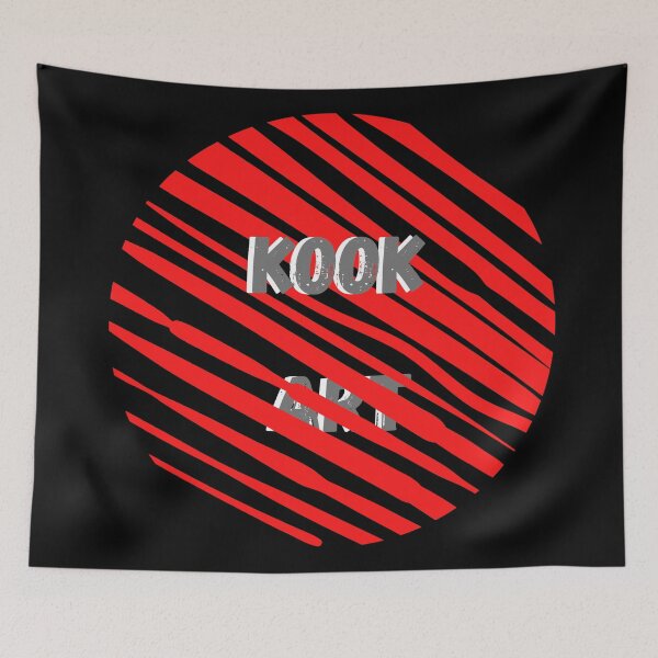 Item preview, # 50- In red and black - Welcome to my planet KOOK ART designed and sold by KookArt.