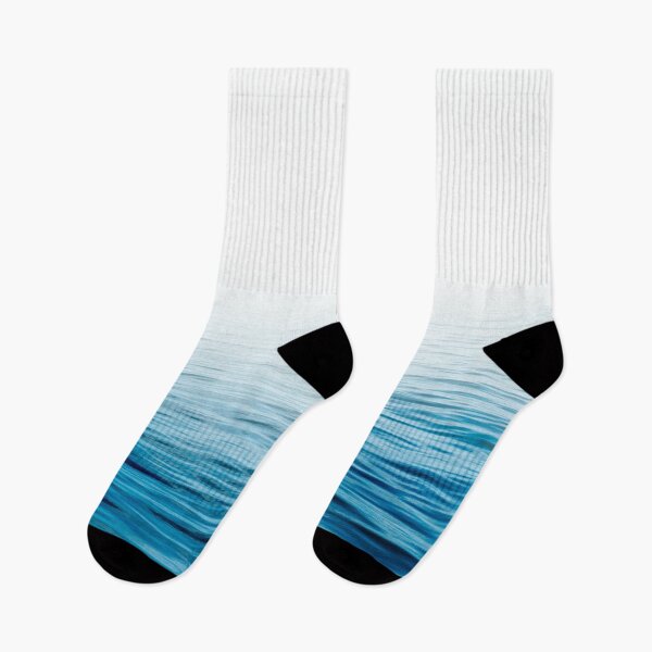 Item preview, Serene Gradient White, Light to Dark Blue Ocean Water Beach Waves Sea Lake designed and sold by natalieritchie.