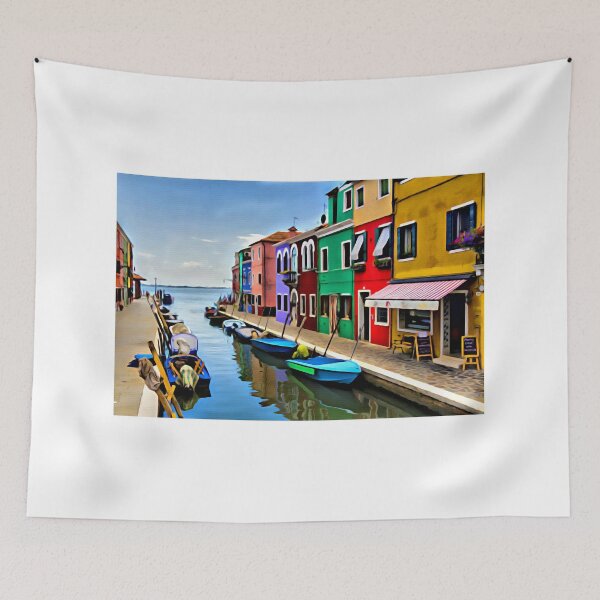 Item preview, Burano artwork from a photo of mine designed and sold by pietrofoto.