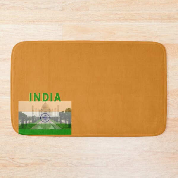Item preview, Indian flag, Taj Mahal. designed and sold by Sara 2000.