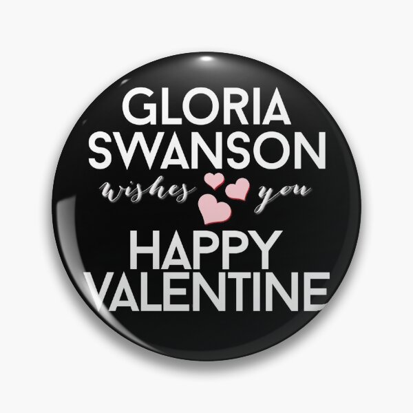 Item preview, Gloria Swanson wishes you Happy Valentine - old hollywood vintage actress designed and sold by Arkadina.