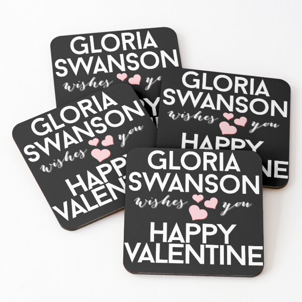 Item preview, Gloria Swanson wishes you Happy Valentine - old hollywood vintage actress designed and sold by Arkadina.