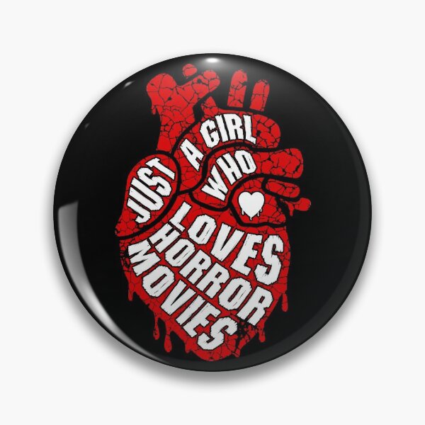 Item preview, Just A Girl Who Loves Horror Movies Anatomical Heart Goth designed and sold by GrandeDuc.