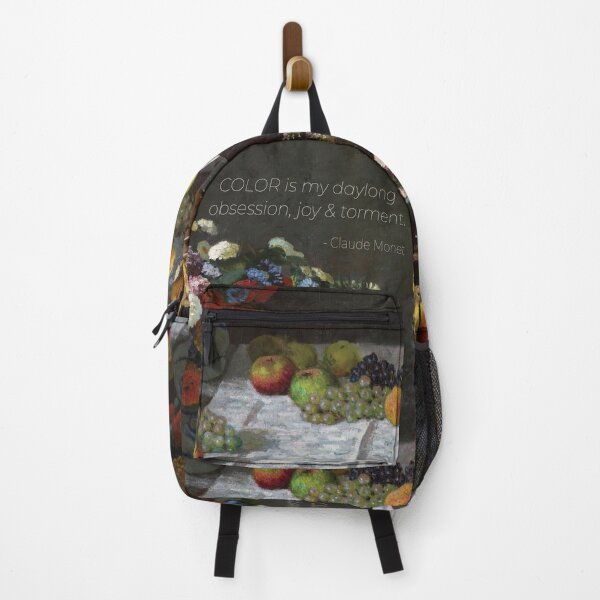 Item preview, Claude Monet Quote Still Life with Flowers and Fruit designed and sold by Magic-Moon.