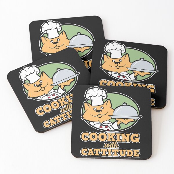 Item preview, Cat Chef Cook for Men Cooking with Cattitude designed and sold by SusanneVogler.