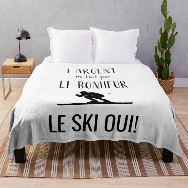Aperçu de l'œuvre L'argent ne fait pas le bonheur ski créée et vendue par ProShirtDesign.