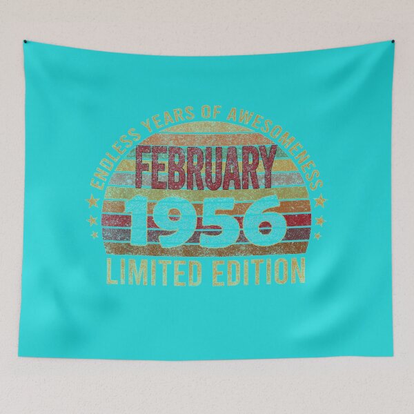 Item preview, 65 year old 65th birthday decoration February 1956 Men Gift designed and sold by michaelscoe.