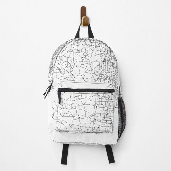 Item preview, United States Of America White Map designed and sold by multiplicitymap.