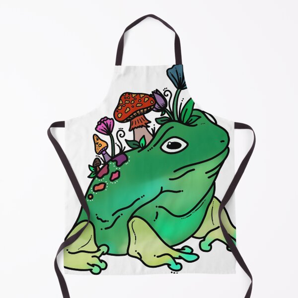 Item preview, Green Magical Mushroom Frog designed and sold by TheTreeFoxes.