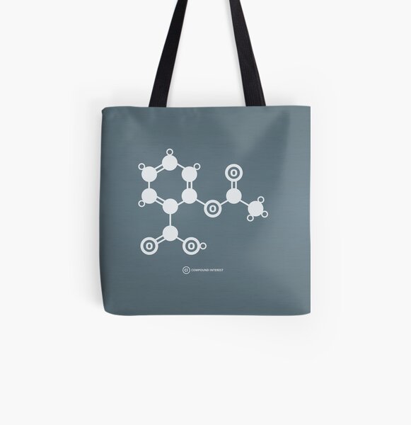 Aspirin All Over Print Tote Bag