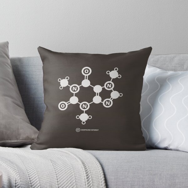 Caffeine Throw Pillow